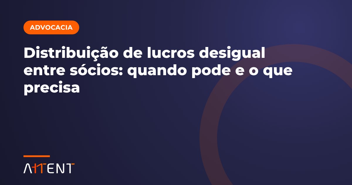 Distribuição desproporcional de lucros entre sócios
