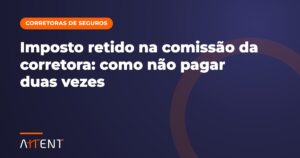 Imposto retido na comissão da corretora